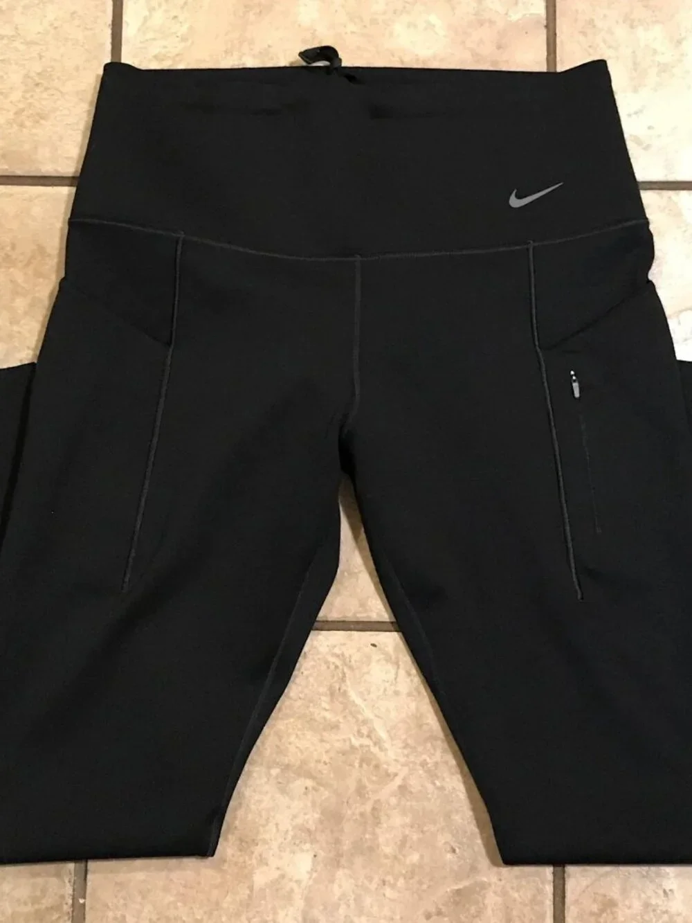 Women's Nike Go Firm-Support High-Rise 7/8 Leggings with Pockets-Size L (DQ5636)
